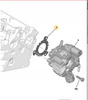 Uszczelka pompy wtryskowej Citroen C5 X7 OE 192724