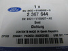 DOLNA USZCZELKA DRZWI KIEROWCY LEWA TRANSIT 2014- 2367644 _ BK31-V100A37-AE