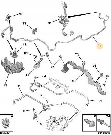 PRZEWÓD PALIWA CITROEN OE 2L 9844242780