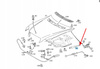 PRAWY SIŁOWNIK MASKI SPRĘŻYNA GAZOWA MERCEDES C W203 CLK W209 A2038800029