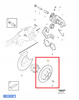 Tylne tarcze hamulcowe Volvo V40 OE 31471039
