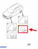 POSZERZENIE DOKŁADKA BŁOTNIKA PRAWY TYŁ VOLVO XC90 2016- OEM/OE 31439115