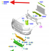 DEFLEKTOR POWIETRZA FORD TRASNIT MK7 2014-2016 1844129 _ BK31-V001A06-AC