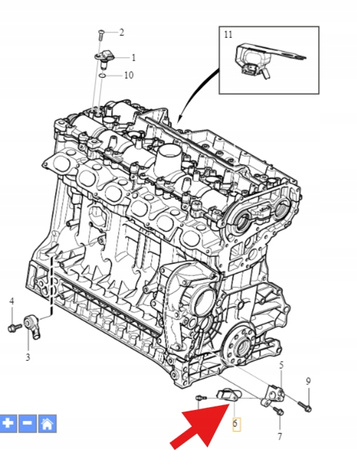 CZUJNIK POŁOŻENIA WAŁU 3.0 3.2 B6 VOLVO S60 V60 2011- XC90 V70 OE 31331753