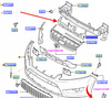 OSŁONA PASA PRZEDNIEGO FORD MONDEO GALAXY 1724993 _ 6M21-17K949-AD