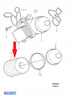 Filtr oleju Volvo D4 1.6 OE 30735878