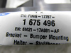 ŚLIZG ZDERZAKA TYŁ PRAWA FORD S-MAX GALAXY 2006- 1675496 _ 6M21-17A881-AF