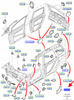 NAKLEJKA OCHRONNA PROGU LEWA FORD FOCUS 2004- 20081691343 _ 4M51-23727-AB