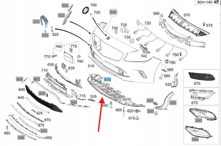 OSŁONA PŁYTA DOLNA ZDERZAKA PRZÓD MERCEDES A W176 OE A1768850736