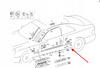 LEWA TYLNA USZCZELKA PROGU MERCEDES CLK W208 OE A2086900962