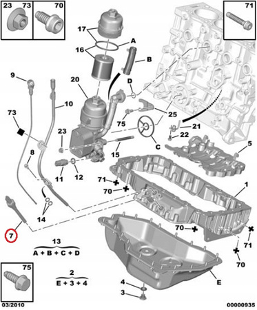 CZUJNIK POZIOMU OLEJU CITROEN C4 C5 C8 DS4 DS5 JUMPY OE 1131K6