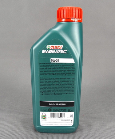OLEJ SILNIKOWY 0W20 BENZYNA HYBRYDA FORD CASTROL MAGNATEC 1l WSS-M2C954-A1