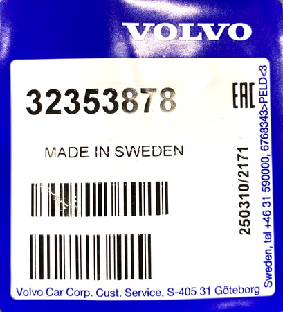 MATA DO BAGAŻNIKA VOLVO XC60 II 2018- OE 31470211 / 32353878