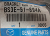 Wspornik lewy światło przeciwmgielne - Mazda 3 BK_BS3E51694A