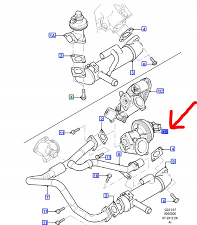 ZAWÓR EGR FORD Transit Mk5 2000-2006_ 2.4TDCi_MONDEO Mk3 2.0L TDCi 2002-07_1446265_2S7Q-9D475-BD