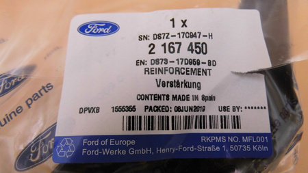 ŚLIZG ZDERZAKA LEWY PRZÓD FORD MONDEO 2014-_2393052_DS73-17D959-BD