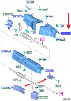 OSŁONA CIEPLNA TRANSIT 2014- 2353521 _ BK31-5K286-CL