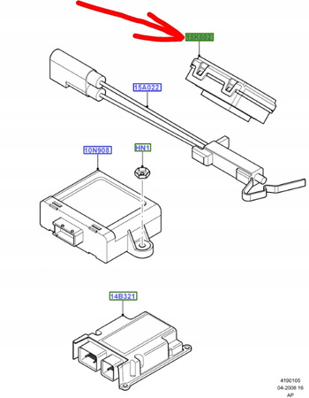 STEROWNIK IMMOBILIZERA FORD FOCUS C-MAX 2003-10_1357373_3M5T-15K602-AC