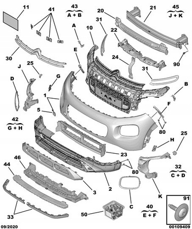 WKŁADKA POCHŁAN OE 9810976080