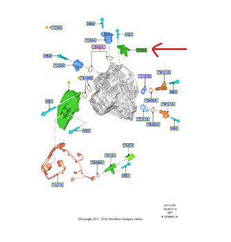 ELEKTROMAGNES FORD FIESTA MK6 2012-2019 5109821 _ AE8P-7F293-AB