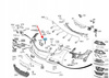 MOCOWANIE UCHWYT RADARU MERCEDES C W204 E W213 W166 W218 OE A2128850314