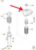 WSPORNIK GÓRNY AMORTYZATORA TYŁ MONDEO 2002- 07 OE 1303626 _ 2S71-18198-BB