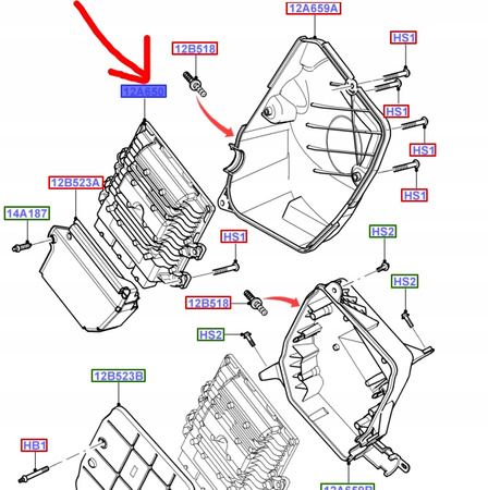 STEROWNIK SILNIKA FORD FOCUS Mk2 C-MAX 1.8L TDCi _1448131_6U71-12A650-HA