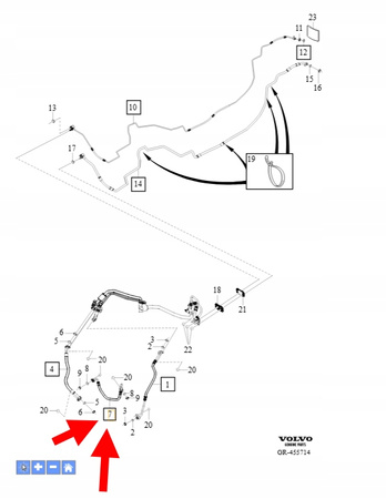 WĄŻ RURA KLIMATYZACJI 2.0 B4 D4 VOLVO XC90 2016- XC60 S90 OEM/OE 31369331