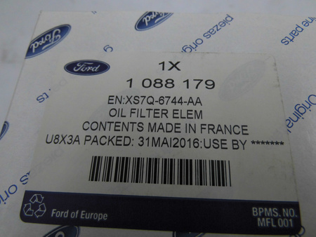 FILTR OLEJU FORD MONDEO Mk3 TRANSIT Mk5 Mk6 DIESEL 1088179 _ XS7Q-6744-AA