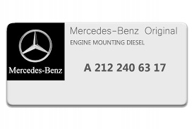 MERCEDES W204 ŁAPA SILNIKA A2042405117