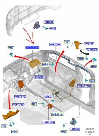 PODUSZKA POWIETRZNA PASAŻERA FORD RANGER Mk5 2015-_2006022_EB3B-41044H30-AD