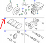 KLOCKI HAMULOCWE TYŁ FORD MONDEO Mk3 KOMBI 2000-2004 _1522069_1S71-2M008-AG