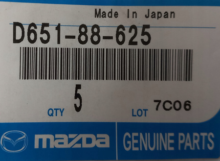 Podkładka wspornika fotela - Mazda 2 DE Mazda 6 GH_D65188625