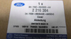 OSŁONA PASA TYLNEGO FORD MUSTANG Mk6 2015- 2216384 _ FR3B-63424A82-AM3ZHE