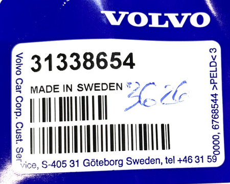 Mocowanie filtra powietrza Volvo V40 OE 31338654
