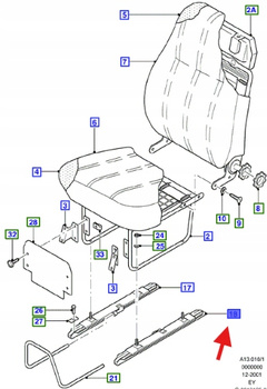 SANKI SIEDZENIA FORD TRANSIT MK4 1994- 1051849 _ 94VB-V61464-AF