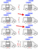 DRZWI PRZESUWNE PRAWA STRONA FORD TRANSIT 2006- 1424725 _ 6C11-V24602-BC
