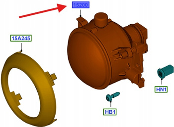 HALOGEN PRAWY FORD KUGA 2008-2009 1492959 _ 3M51-15K201-BA