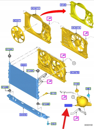 ZBIORNIK WYRÓWNAWCZY 2.0 2.2 TRANSIT CUSTOM 2019- 2596212 _ KK21-8A080-AE
