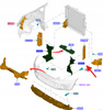 KIEROWNICA POWIETRZA LEWA FORD RANGER 2015- 2284760 _ EB3B-8311-CE