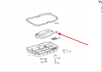 FILTR 5 B SKRZYNI BIEGÓW 722.6 AUTOMAT MERCEDES OE A1402770095