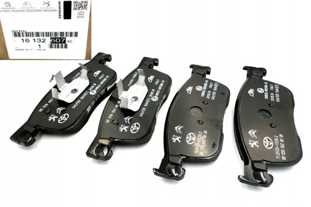 KLOCKI HAMULCOWE CITROEN JUMPY SPACETOURER OE 1613260780