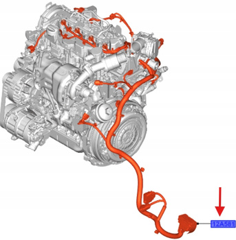 INSTALACJA- WIĄZKA SILNIKA FORD FOCUS MK5 2018- 2364182 _ JX6T-12C508-NCD