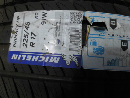 OPONA 225/45 R17 91W Michelin Primacy HP FORD _ 3528705924713