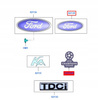 EMBLEMAT TYŁ FORD KA Mk2 2008- _ 1542421 _ 9S51-425A52-AA