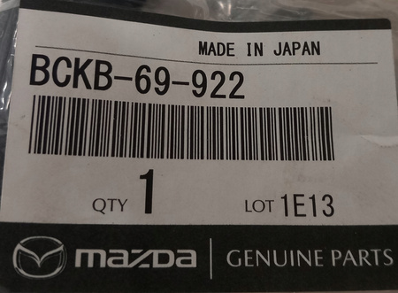 Przewód odpływowy tylny - Mazda 3 BP_BCKB69922