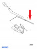 Pióro tylnej wycieraczki Volvo V40 OE 31391757