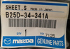 Podstawa sprężyny - Mazda 323 , Mazda Premacy_B25D34341A