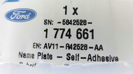 EMBLEMAT Z NAPISEM FORD B-MAX 2012-2017