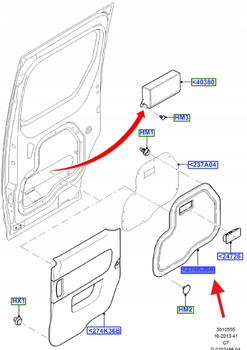 PŁYTA WYKOŃCZENIE DRZWI PRAWA CONNECT 2005- 1384481 _ 2T14-K274K36-EJN2ER